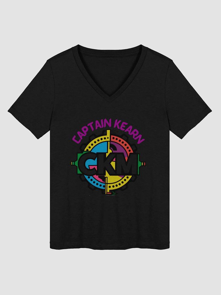 Captain Kearn Colorful Logo Women's V-Neck T-Shirt product image (4)