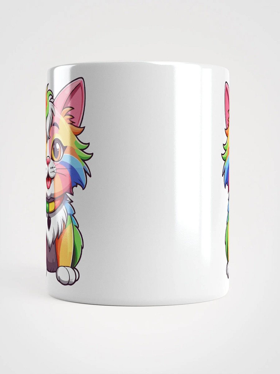 Cute Rainbow Color Cat 5 , Mug product image (9)