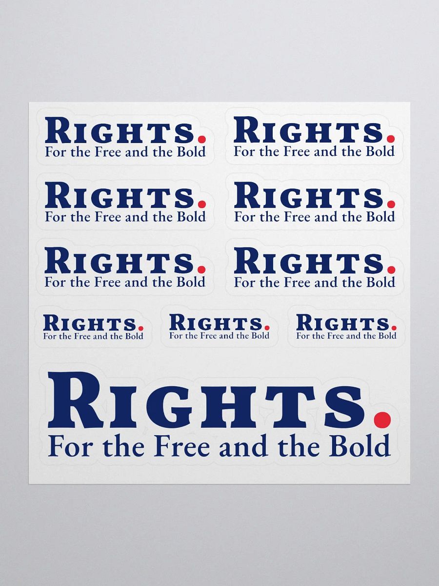 RIGHTS. Stickers product image (4)