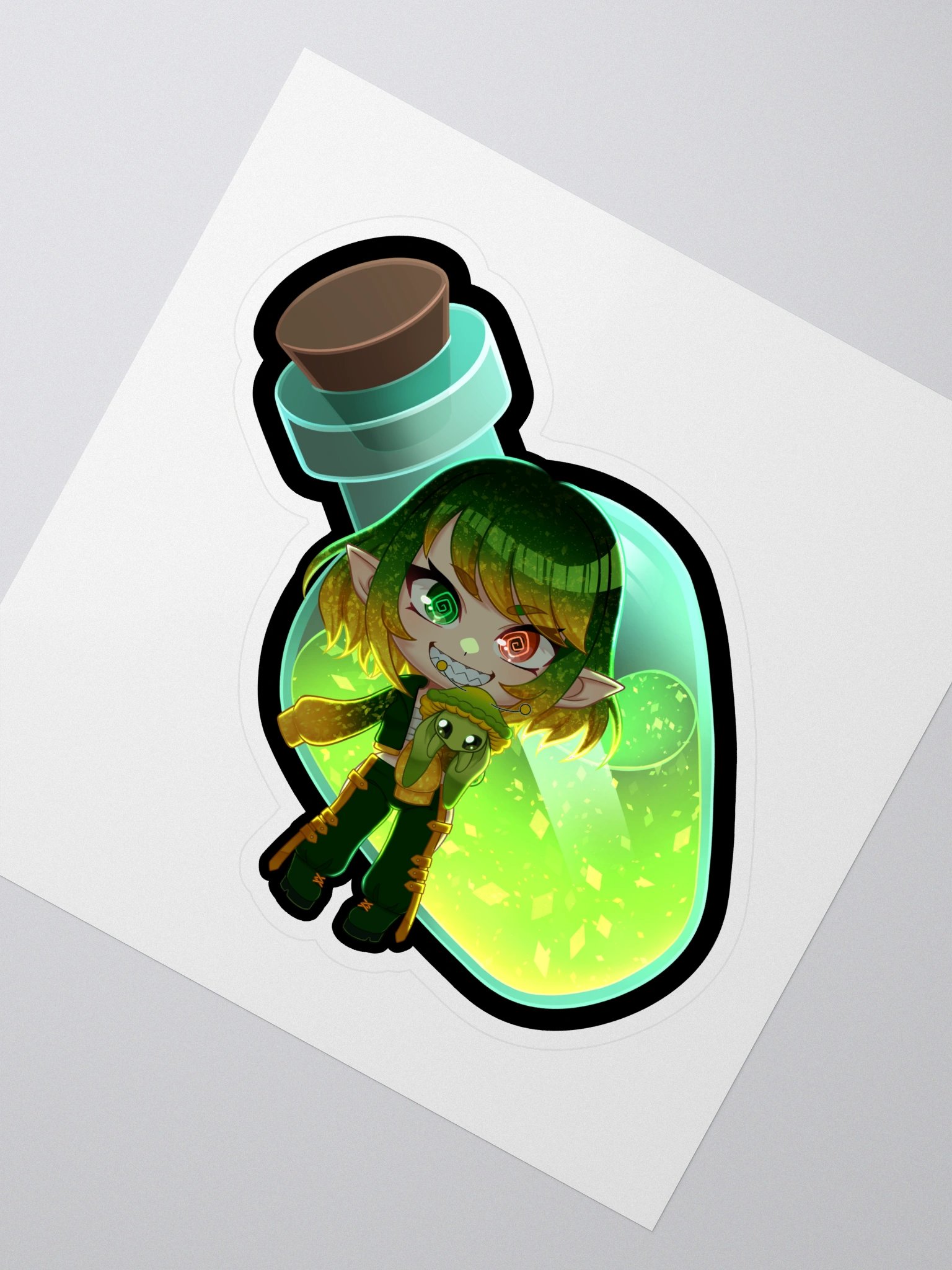 Aria And Potion Kisscut Sticker product image (2)