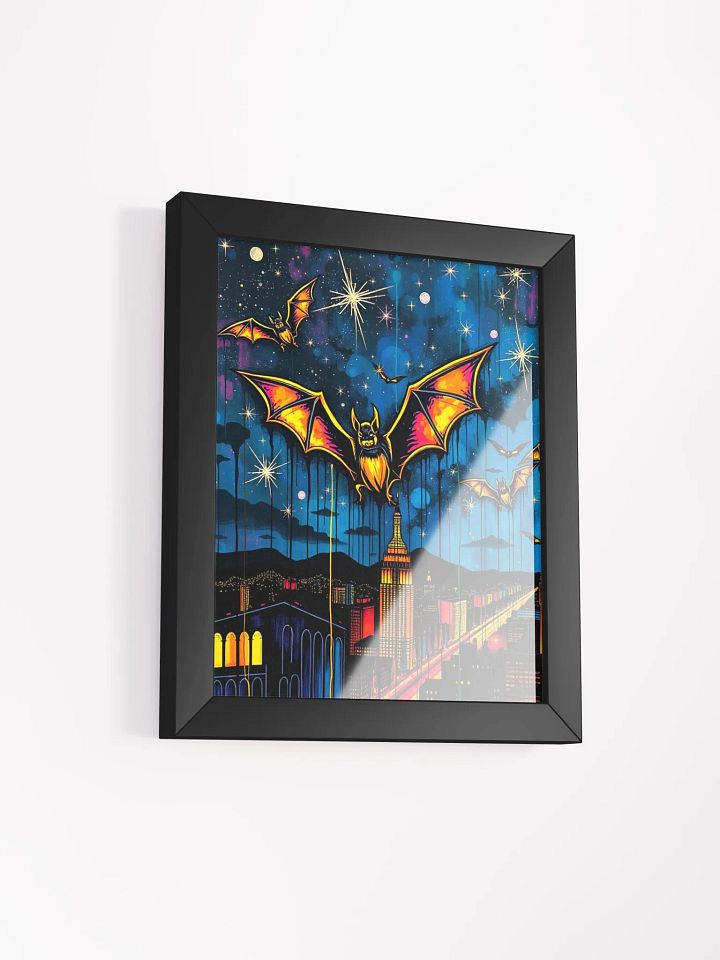 Starry City Bats Framed Poster product image (10)