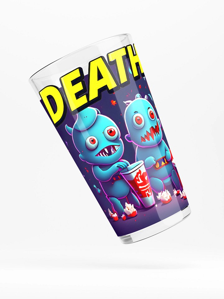 Death Squad Superhero Yellow Pint Glass product image (1)