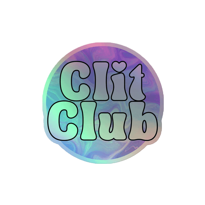 Clit Club Holographic Sticker product image (2)