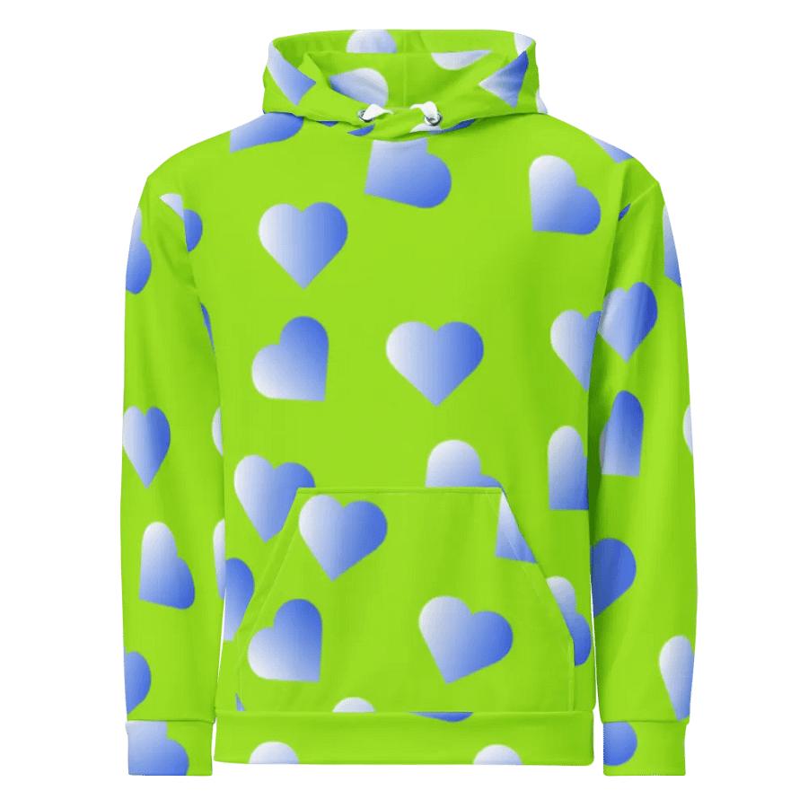 Love Pattern 2 Unisex All Over Print Pull On Hoodie product image (5)