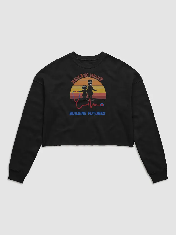 Healing Heart Nurse & Child Crop Sweatshirt product image (3)