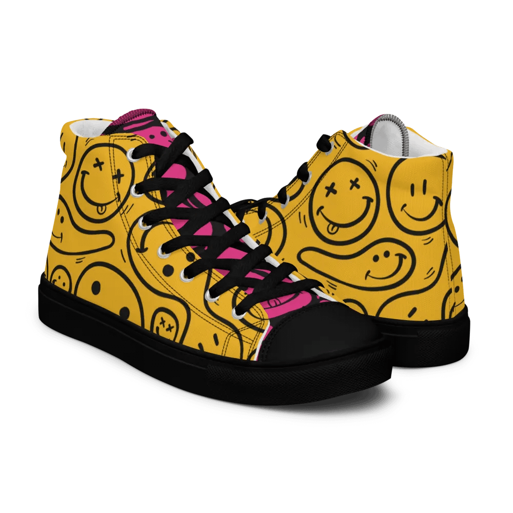 Women's High Top Canvas Shoes: 