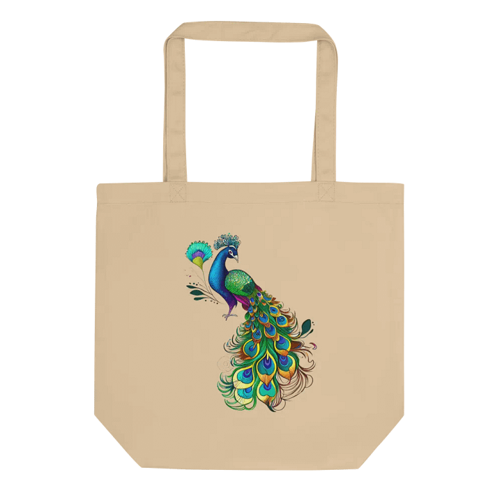Vibrant Peacock Parade Tote Bag product image (1)