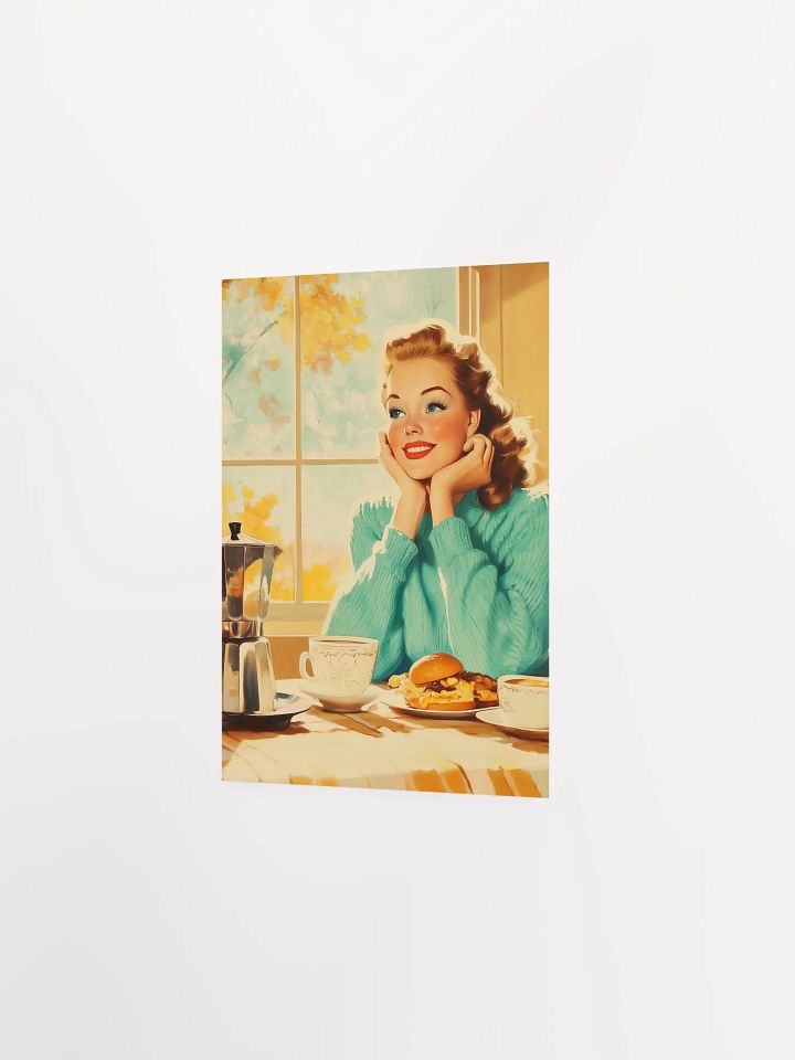 Morning Coffee Retro Poster - Nostalgic Classic Morning Art Print product image (16)