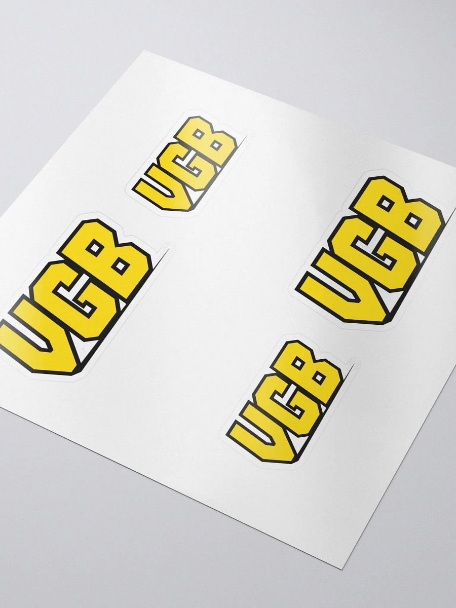 VGB Stickers (2 Size - 4 Pack) product image (4)