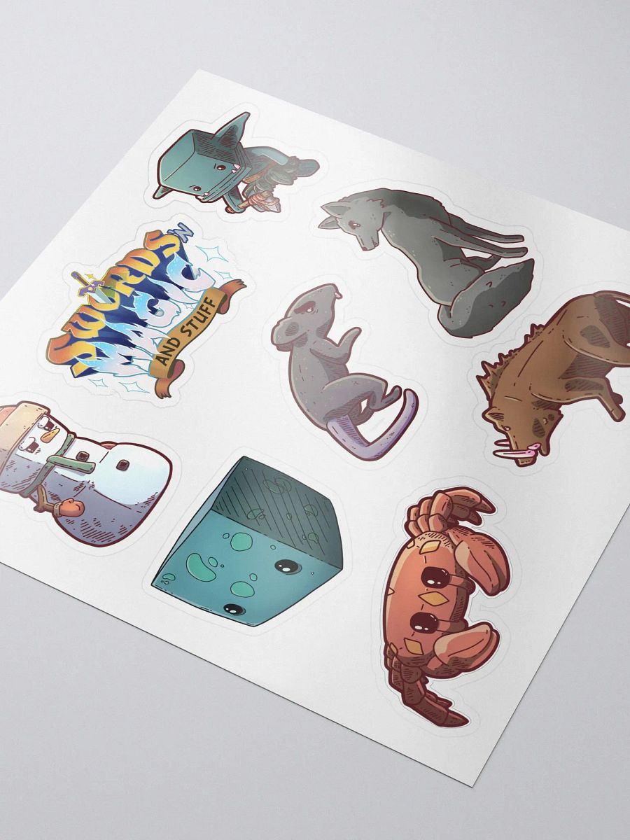 Swords 'n Magic Mob Sticker Sheet product image (3)