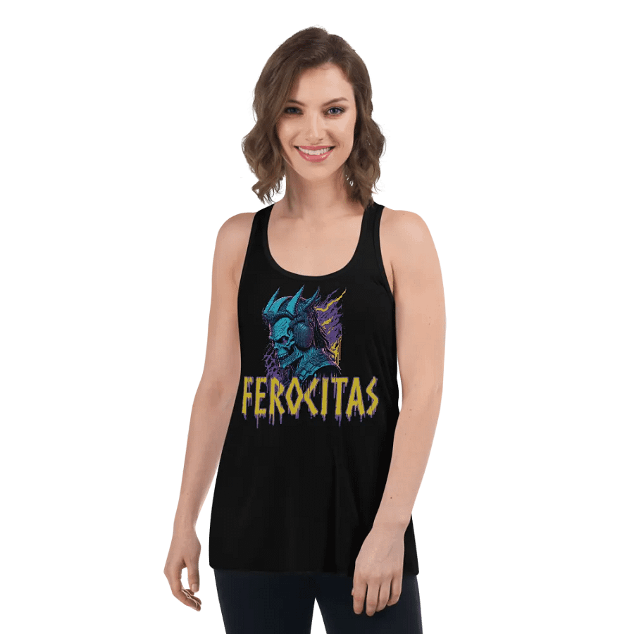 Cyber Skull Ladies Tank product image (1)