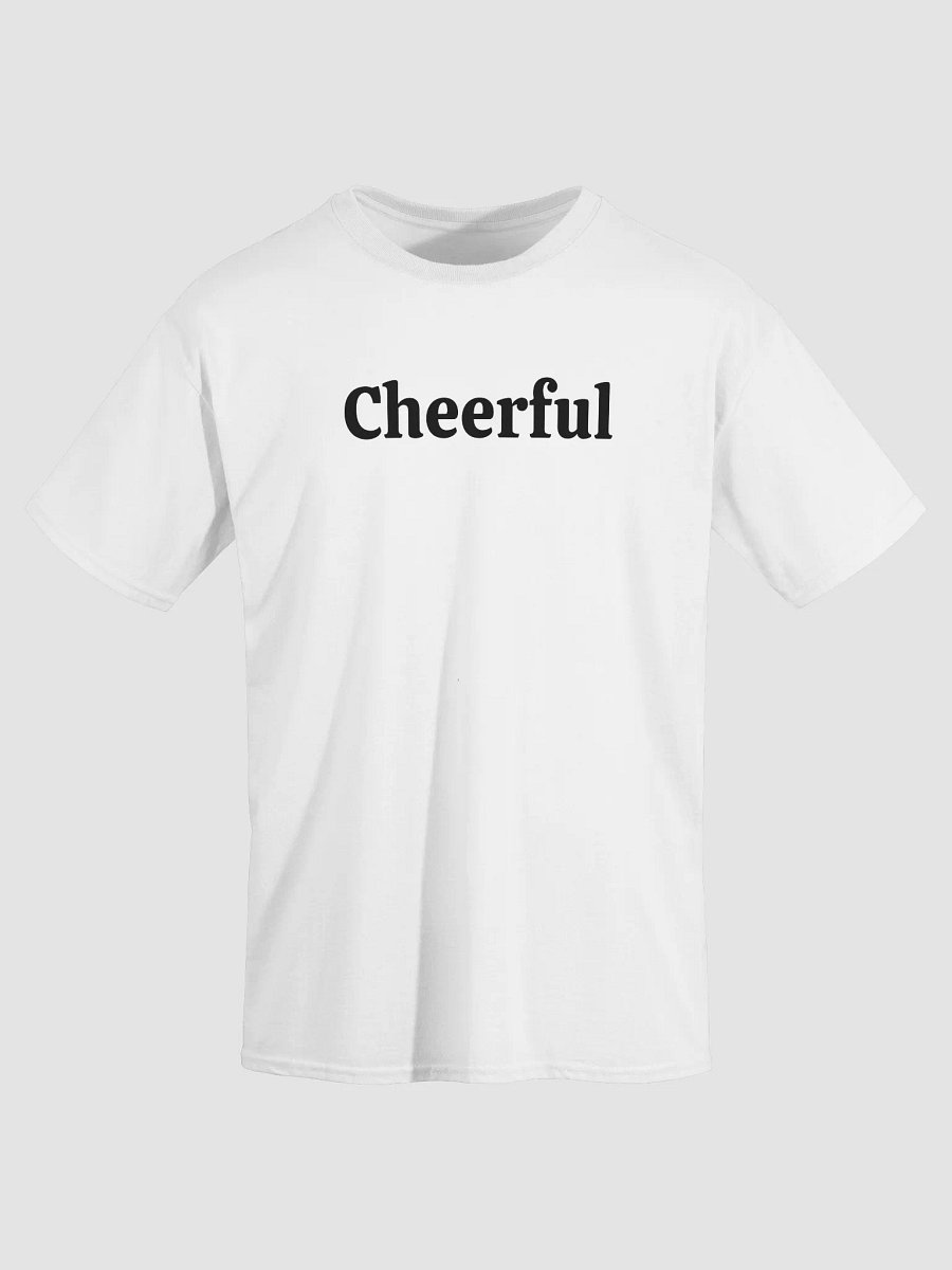 "Cheerful” My Vibe Cotton T-Shirt product image (4)