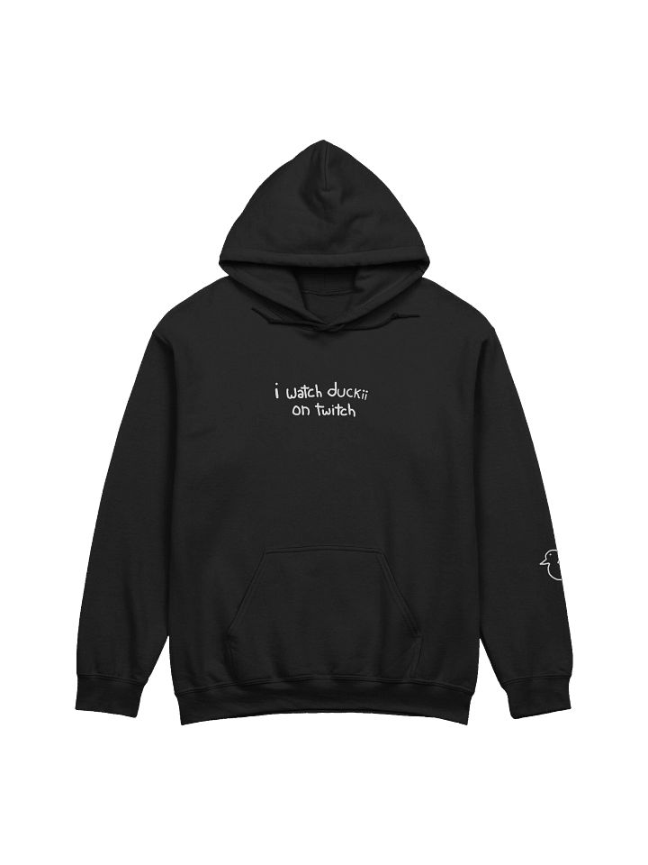i watch duckii on twitch hoodie (dark colors) product image (1)