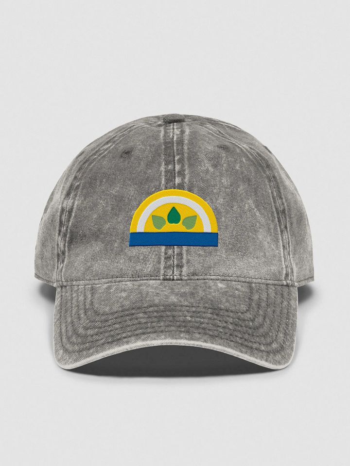 Stone-washed-look Sun buckle cap product image (1)