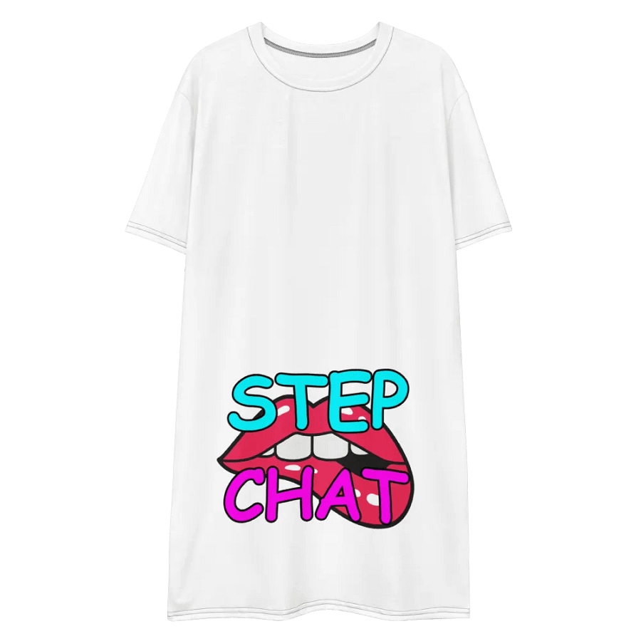 Naughty Stepchat Dress T-Shirt (White) product image (3)