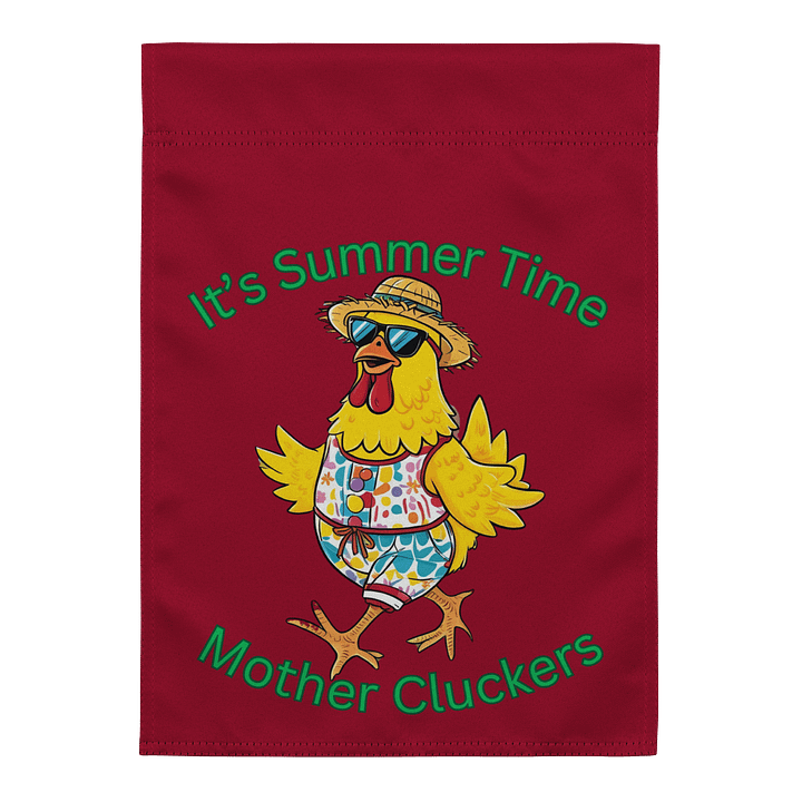 Summer Clucker Garden Flag product image (1)