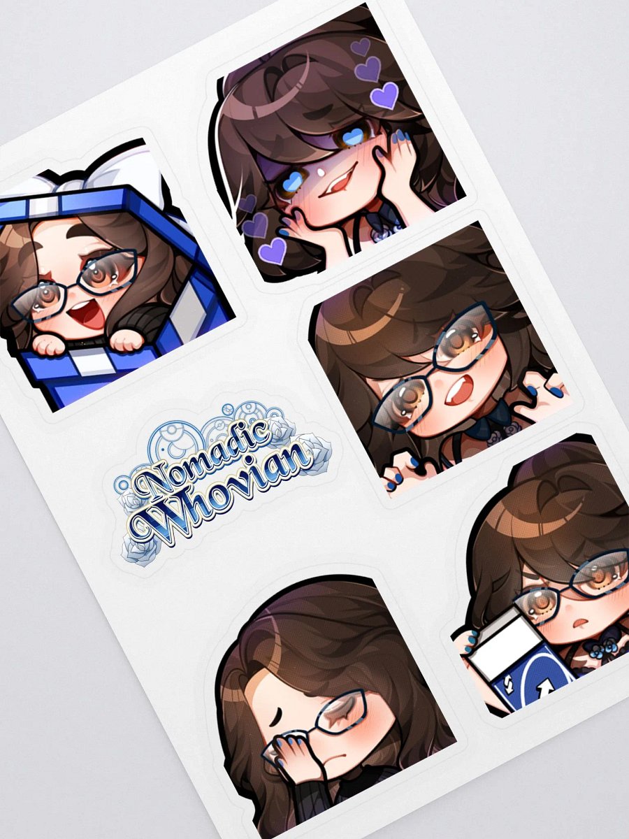 Whovie Emote Sticker Sheet 3 product image (1)