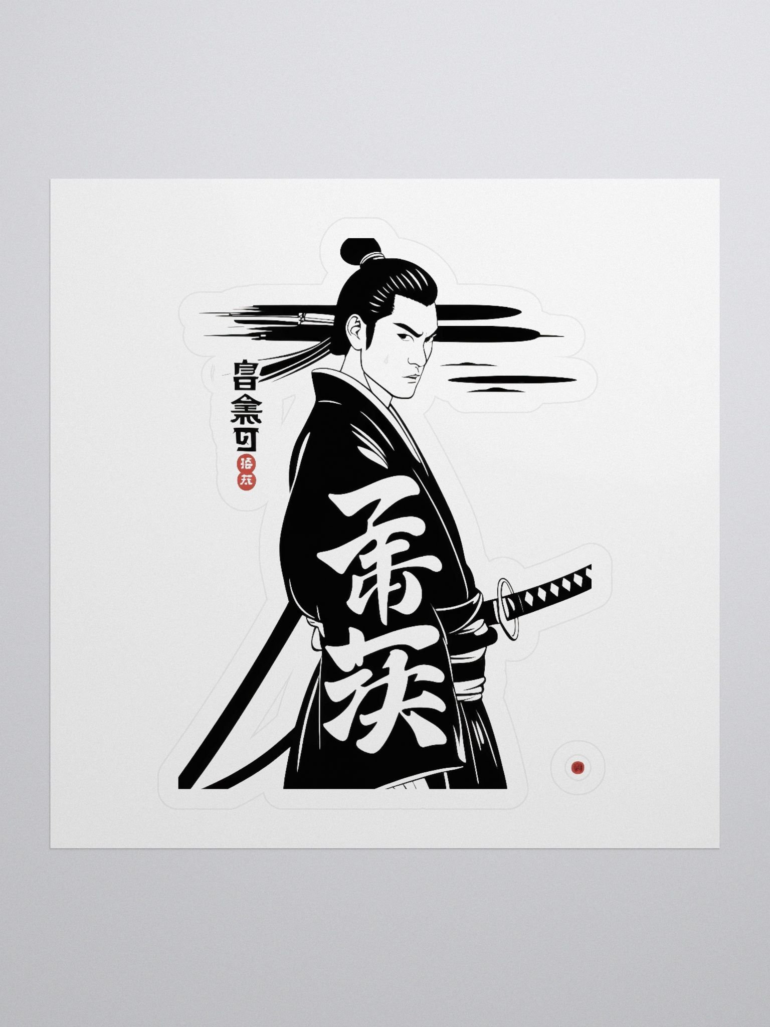 Samurai Serenity Kiss Cut Stickers product image (1)