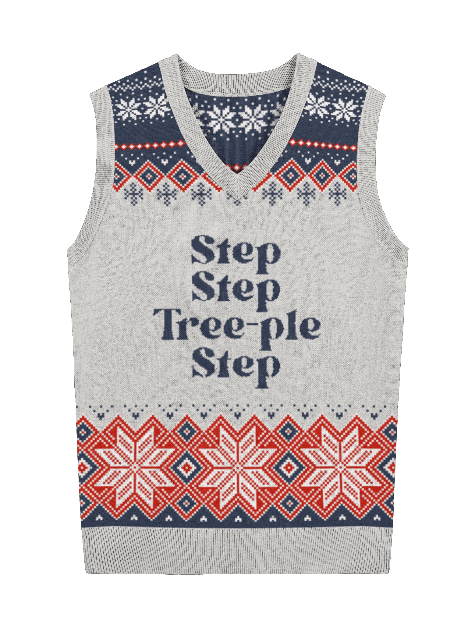 Step Step Tree-ple Step Christmas Vest product image (4)