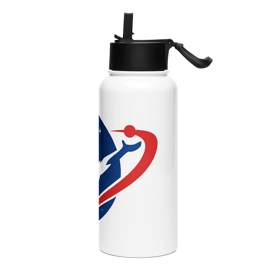 Stainless Steel Water Bottle with Straw – 32oz (950ml) product image (3)