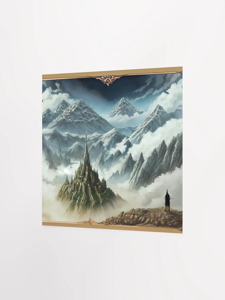 Lord Of The Rings Anime Concept Art Mystical Citadel Poster product image (10)