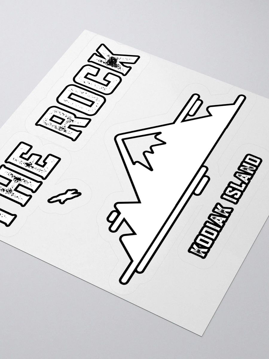 The Rock Sticker (White) product image (9)