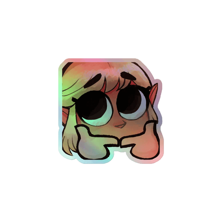 HyliaSophia Shy Holographic Sticker product image (1)