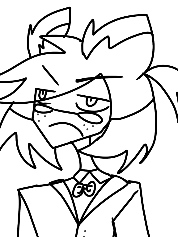 Alastor redesign digital coloring page! product image (1)