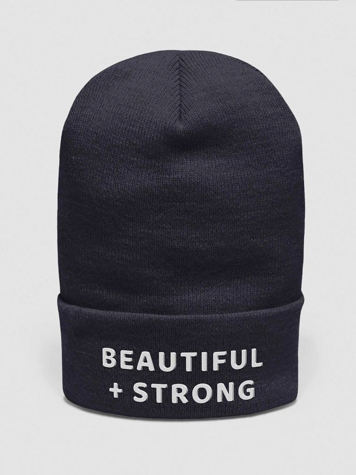 BEAUTIFUL AND STRONG Beanie product image (2)