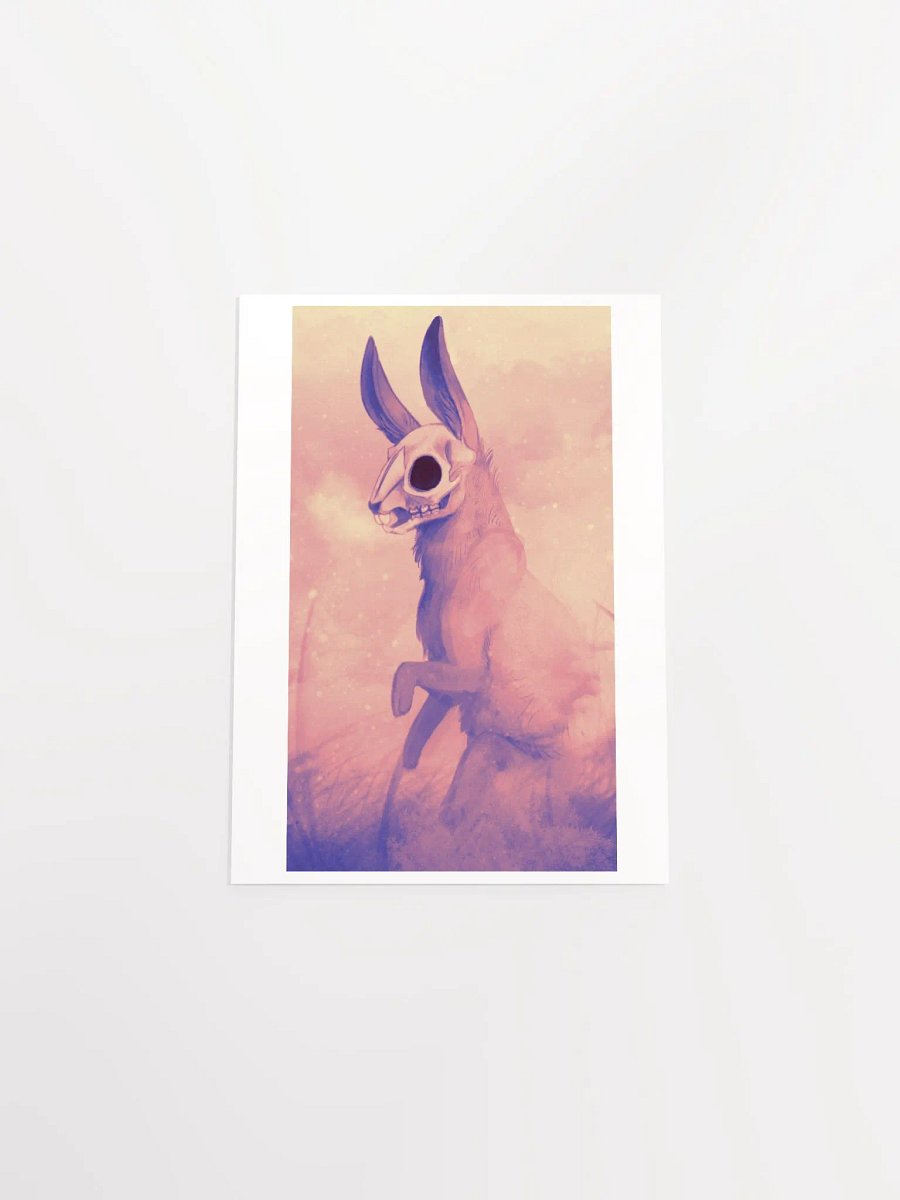 Skull Rabbit Print product image (4)