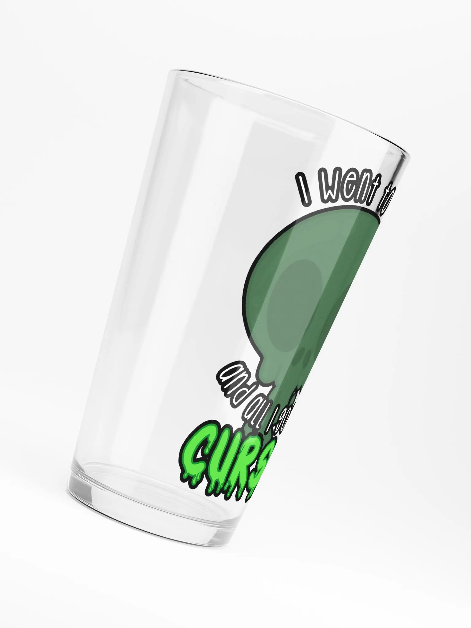 All I Got Was Cursed - Evoker - Pint Glass product image (6)