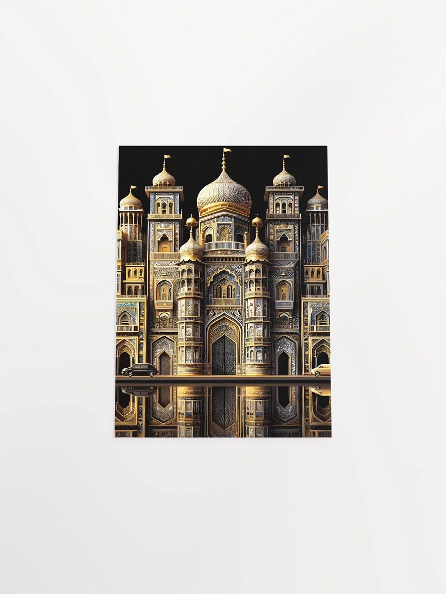 Golden Cityscape Dreamscape Poster product image (21)