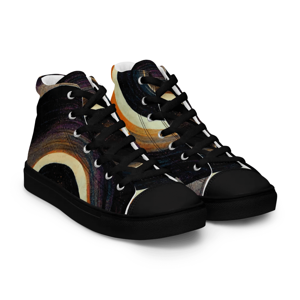 Retro Rings Women's canvas High Tops product image (8)