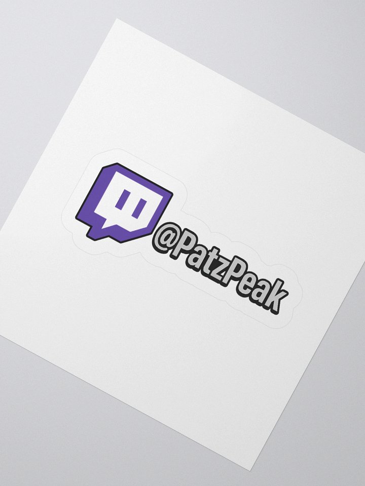 Twitch Logo Kiss Cut Stickers product image (7)