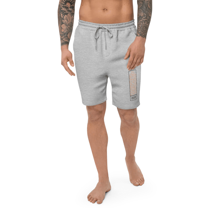 Didjax Gaming Men's Fleece Shorts White/Grey - Independent Trading Co. product image (1)