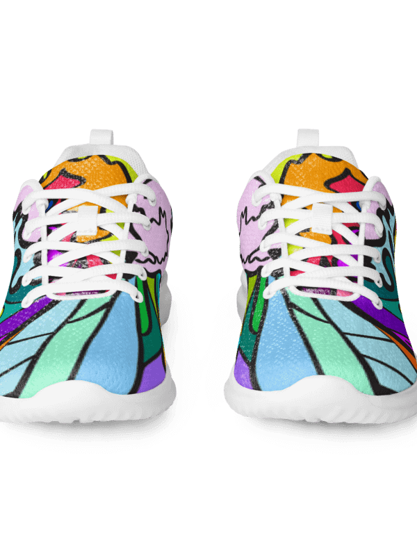 Energize Your Stride: Vibrant Women's Athletic Shoes - Wave at Sunset product image (3)
