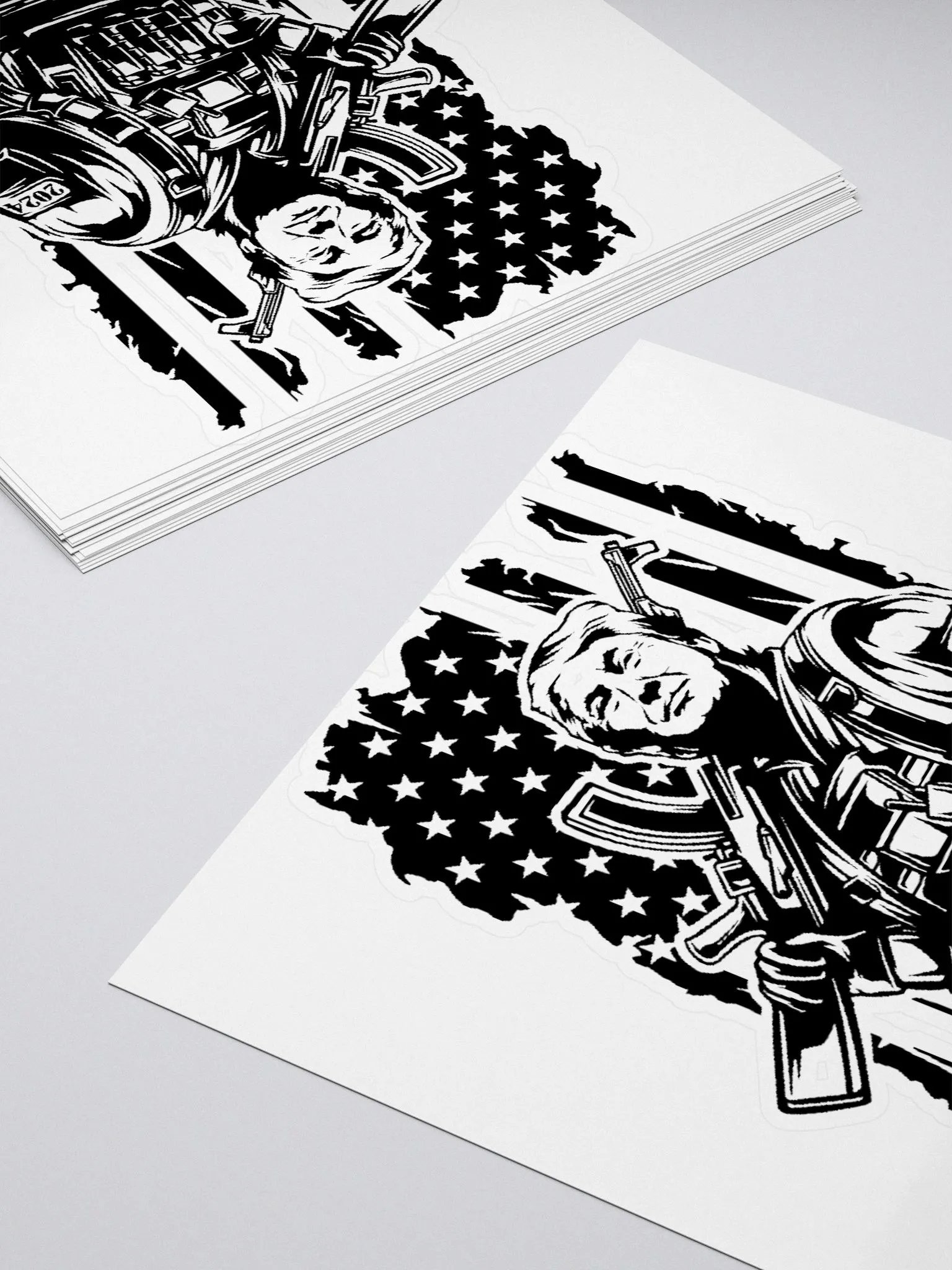Trump AK47 - Kiss Cut Sticker product image (10)