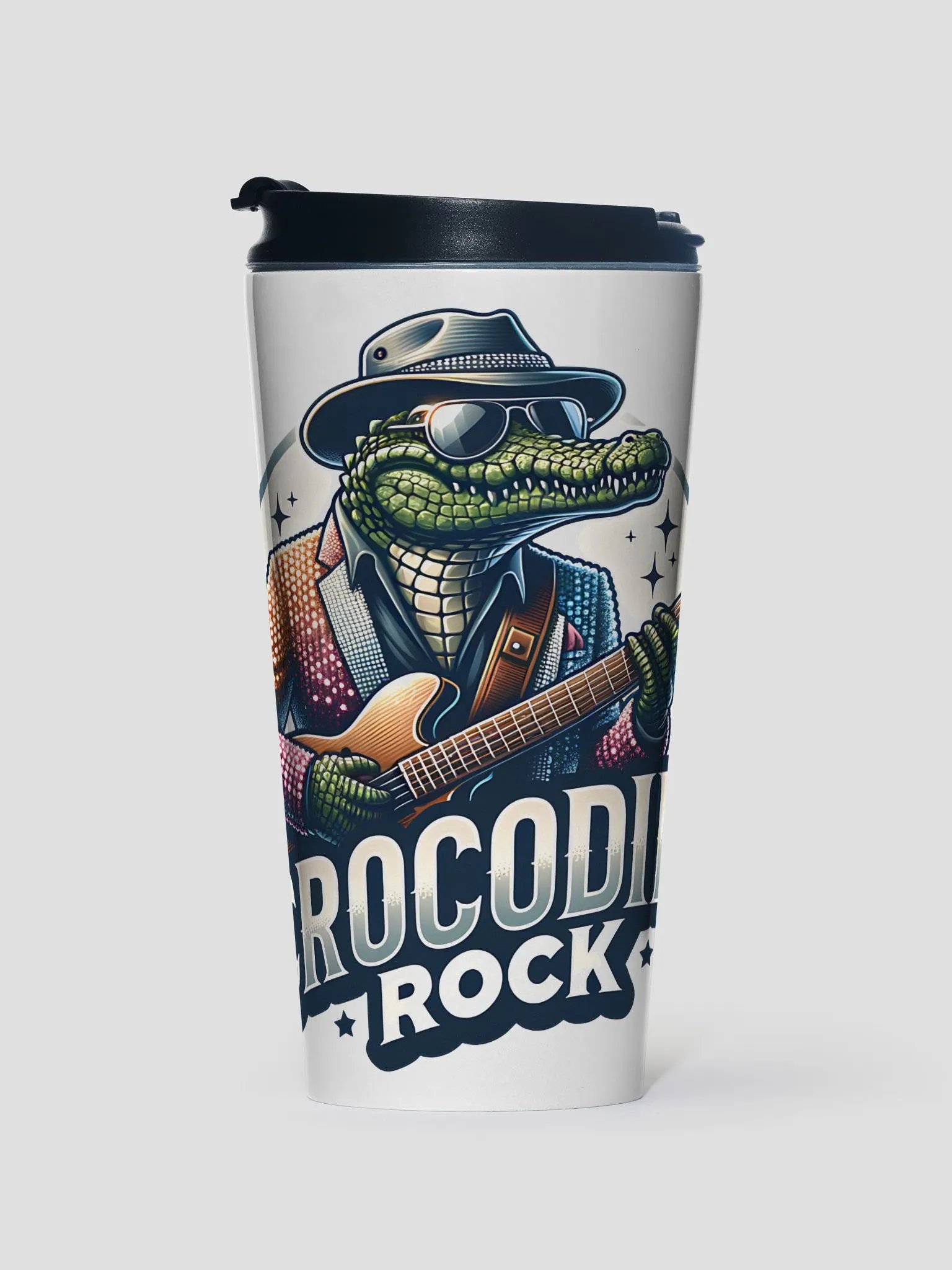 Crocodile Rock Stainless Steel Travel Mug product image (1)