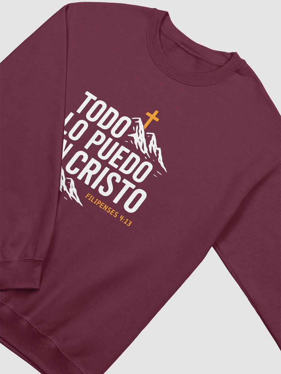 Sudadera Unisex Cuello Redondo | Todo lo puedo en Cristo product image (18)