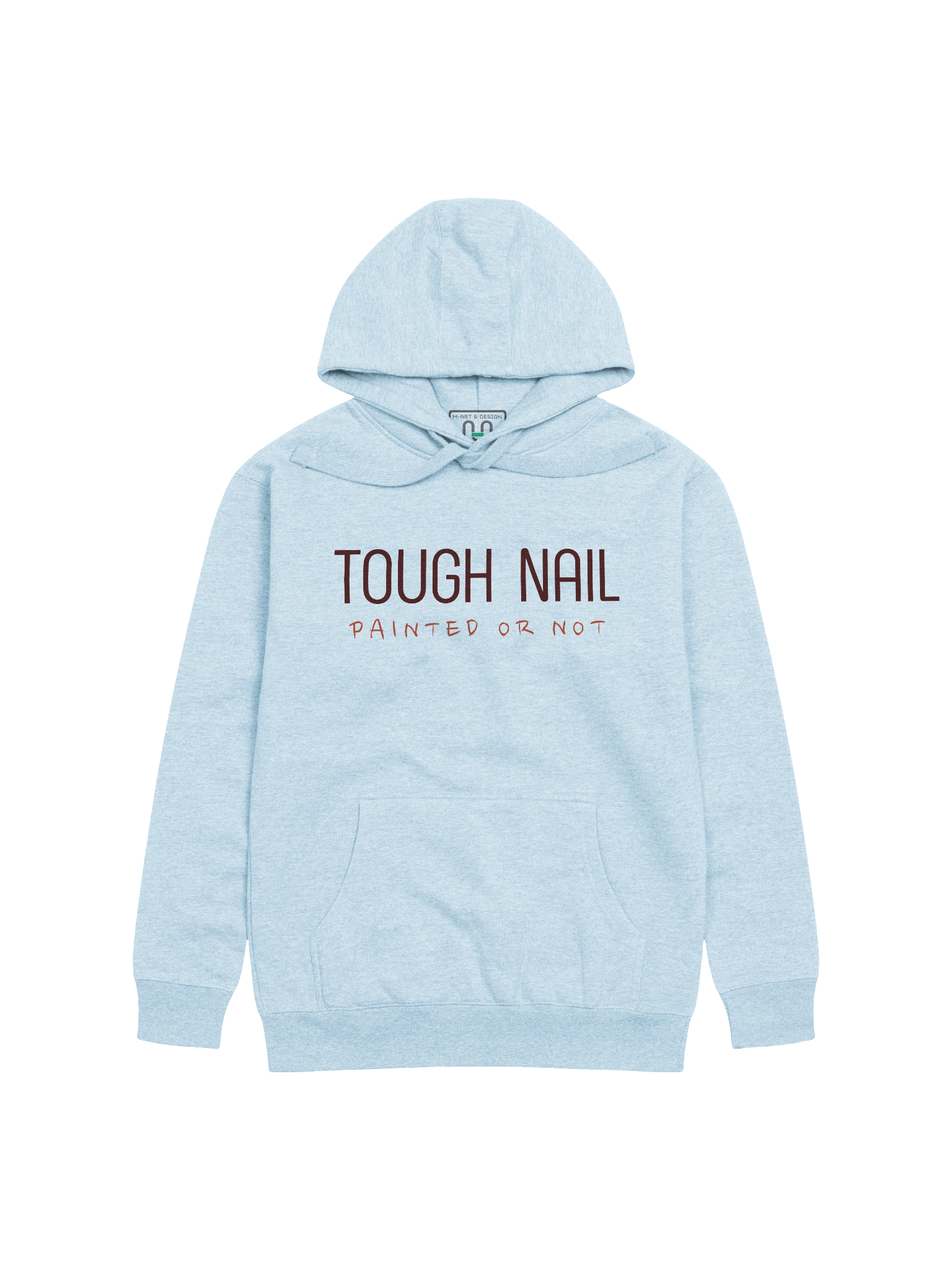 Tough Nail Hoodie – Bold Graphic Streetwear for Men & Women M-Art & Design product image (2)