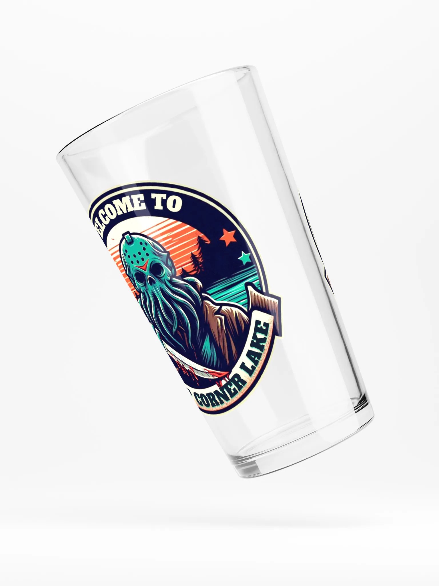 Welcome to Camp Corner Lake Pint Glass product image (4)