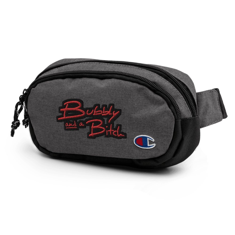 BUBBLY and a B (red contrast design) champion fanny pack product image (4)