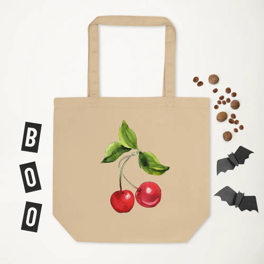 Cherries tote bag product image (6)