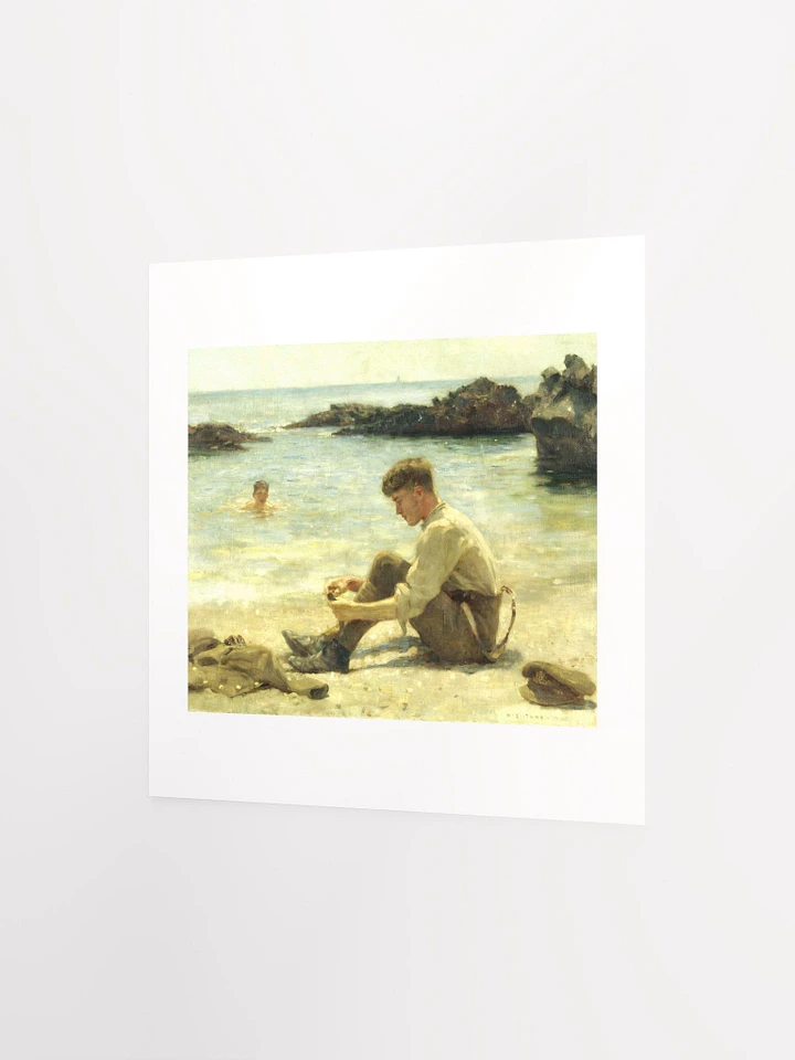 T.E. Lawrence As A Cadet At Newporth Beach by Henry Scott Tuke (c. 1921) - Print product image (2)