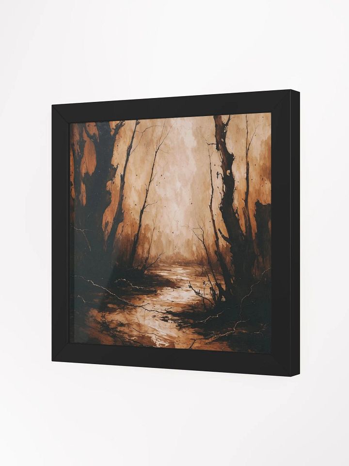 Sepia Forest Reflection Framed Print product image (12)
