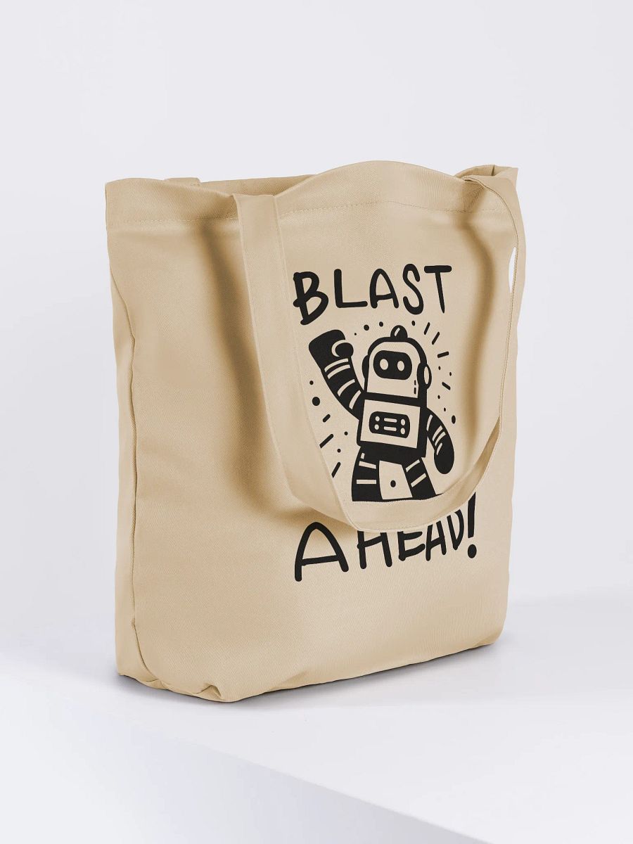 Eco-Conscious Canvas: Blast Ahead Tote Bag product image (4)