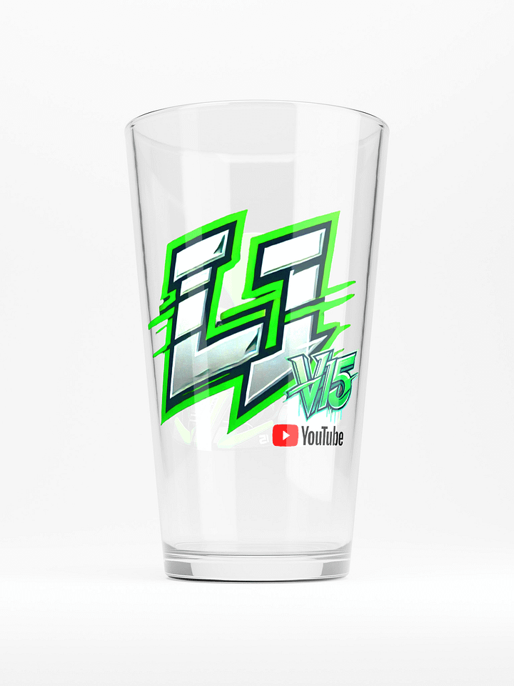 LJv15 Logo Pint Glass product image (1)