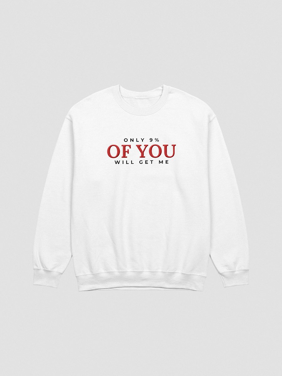 Only 9% Human Design Manifestor Embroidered Sweatshirt (Red) product image (5)