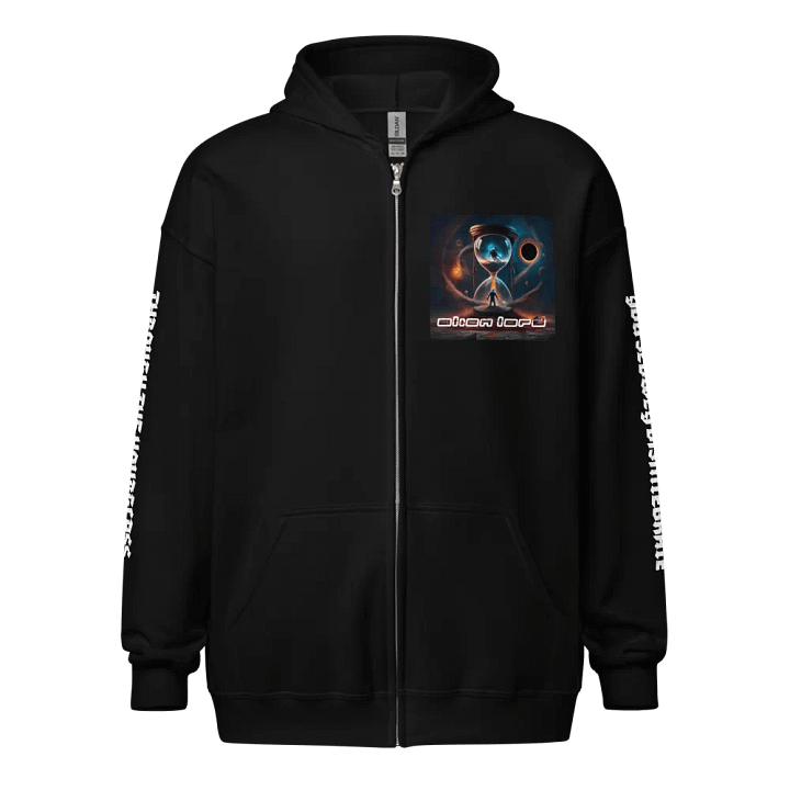 Through The Hourglass Lyric zip-up hoodie product image (1)