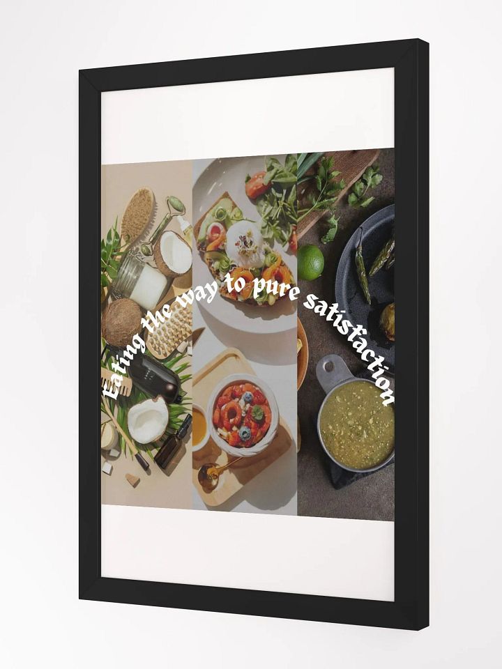Wall Art Food Collage Mixed Framed High-Quality Matte Poster (in) product image (2)